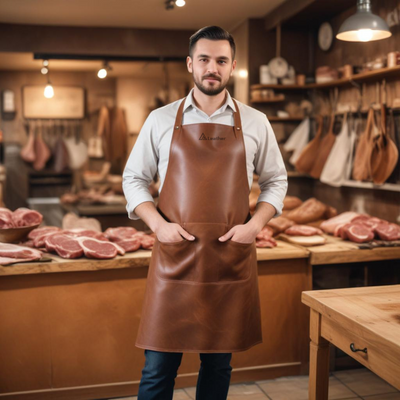 Cowhide original Leather Butcher Apron