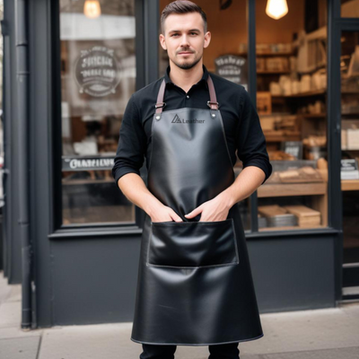 Luxury Leather Butcher's Apron