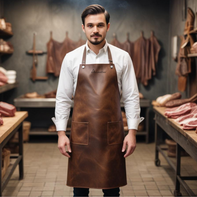 Handcrafted Leather Butcher's Apron