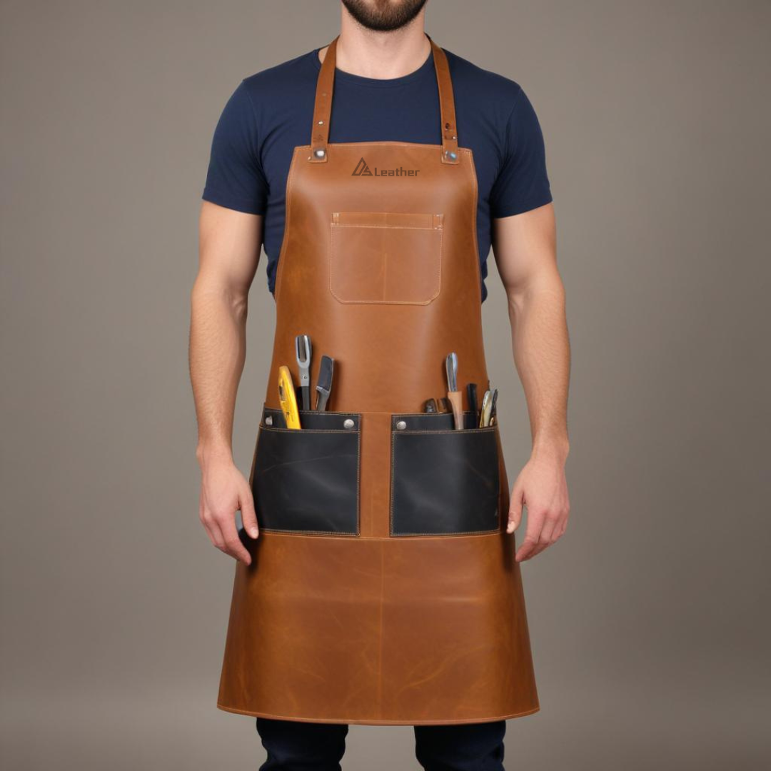 Vintage Leather Apron For Carpenters 