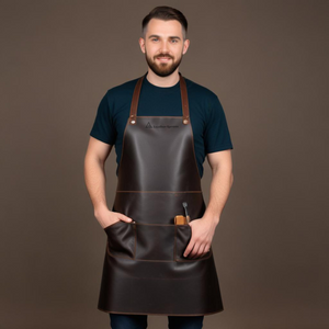 Rustic Leather Apron for Bartending Professionals shops 