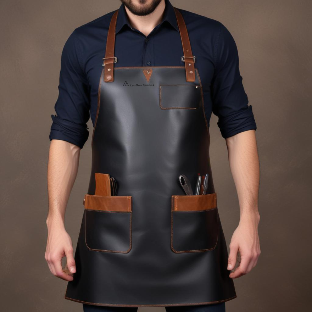 Utility Leather Apron for Bar Tools