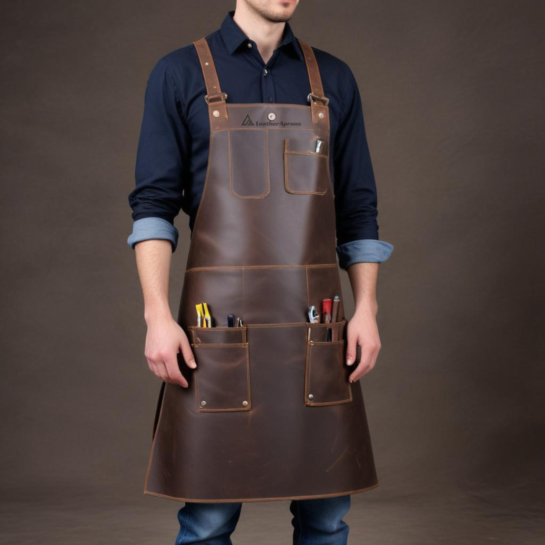 Handmade Leather Blacksmith Apron